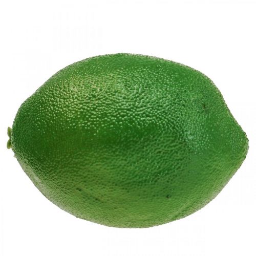 Floristik24 Keinotekoinen lime deco hedelmä Keinohedelmä Ø6cm L9cm