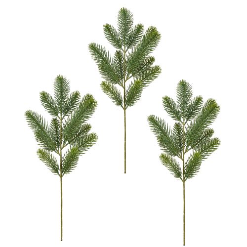 Floristik24 Tekokuusen oksat kuusen poiminta vihreänä L50cm 3 kpl