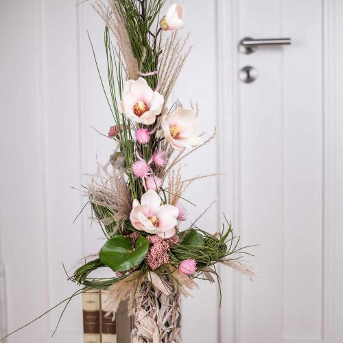 Magnolian tekooksat Vaaleanpunaiset tekokukat H40cm 4kpl nipussa
