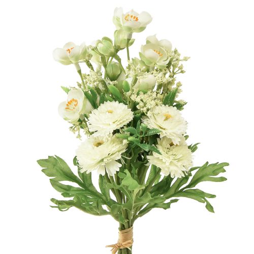 kohteita Tekokukat koristelu tekokukkakimppu Jasmin Bellis keinotekoinen 30cm