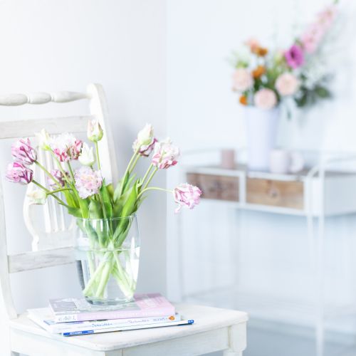 kohteita Tekokukkakimppu 5 papukaija tulppaanit Tekotulppaanit 40cm