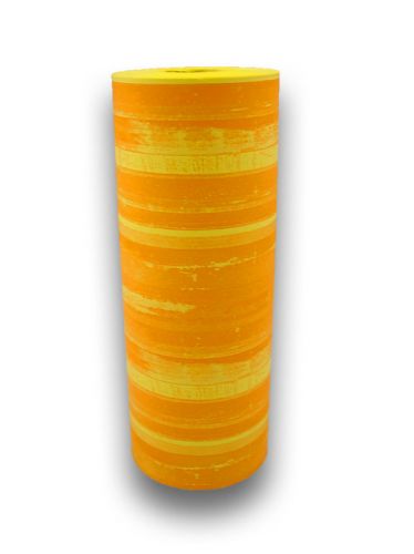 Mansettipaperi 37,5cm 100m keltainen/oranssi