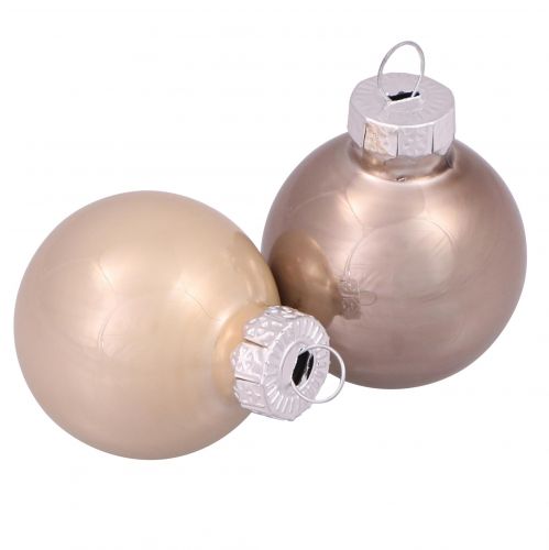 Floristik24 Mini joulupallot lasipuupallot kashmir Ø3cm 22 kpl