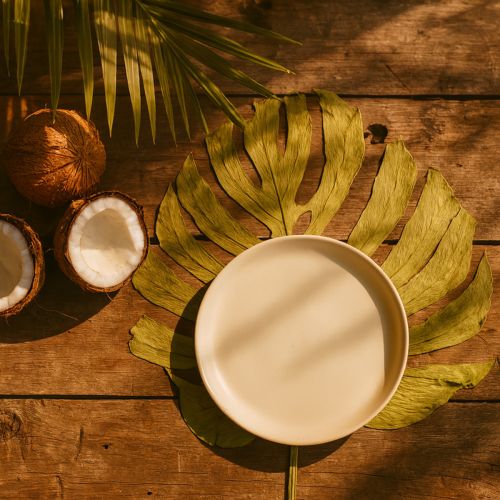 kohteita Koristeelliset monsteranlehdet boheemiin ja urbaaniin viidakkotyyliin