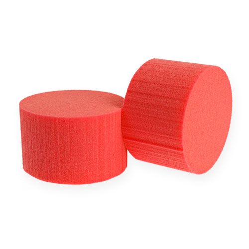 Tulpan mitat sylinteri Ø8cm punainen 6kpl