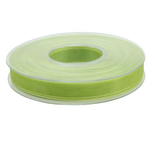 Floristik24 Organza nauha vaaleanvihreänä 15mm 50m