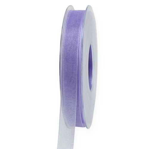 Floristik24 Organza nauha lahjanauha violetti nauha helma 15mm 50m