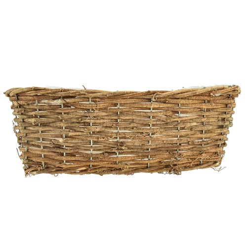 kohteita Kasvikori kori soikea viiniköynnöksen luonnonkasvikulho L30cm