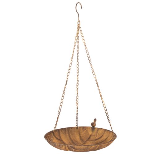 Koristeellinen riippuva kulho, puutarhakoriste, ruosteenvärinen, Ø31cm, P62cm ostaa | Floristik24.fi