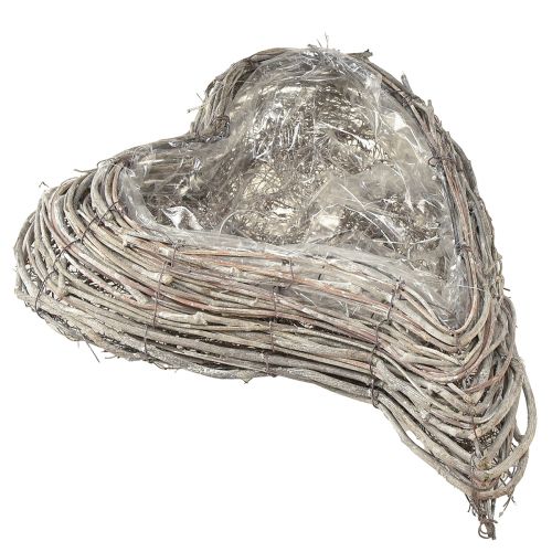 kohteita Kasvikulho rottinki kaareva luonnonvalkoinen 30x35cm 2kpl