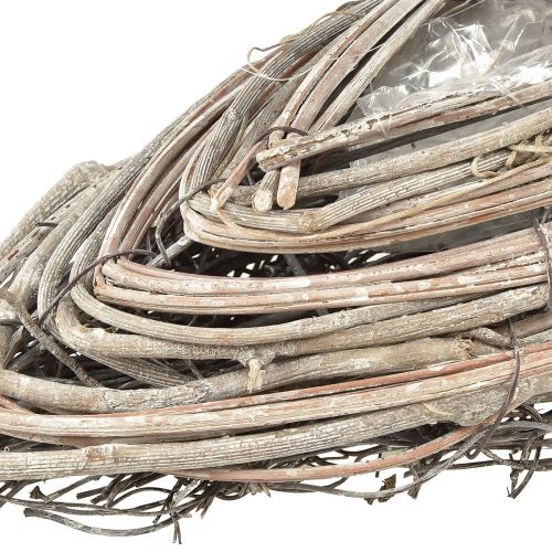 kohteita Istutusveneet rottinki viiniköynnöksiä luonnonvalkoisia 40x13cm 2kpl