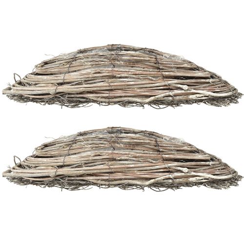 kohteita Istutusveneet rottinki viiniköynnöksiä luonnonvalkoisia 40x13cm 2kpl