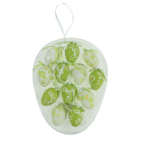 Floristik24 Muoviset pääsiäismunat 4cm 12kpl