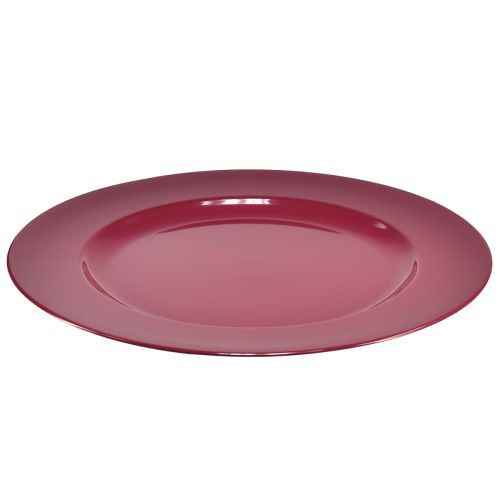 kohteita Monipuoliset tummanpunaiset muovilevyt – 28 cm, täydelliset koristeluun ja ulkokäyttöön – 4 kpl