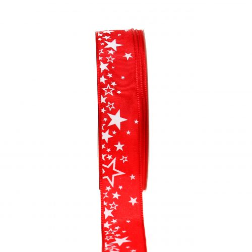 Floristik24 Joulunauha tähtikuvio punainen 25mm 25m