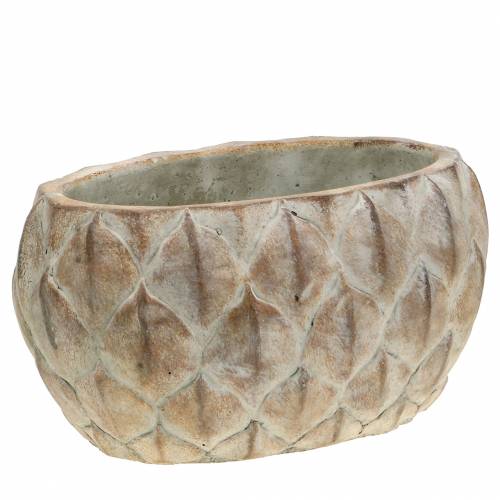 Floristik24 Istutuskoneen betonilehti-aihe soikea 23 cm