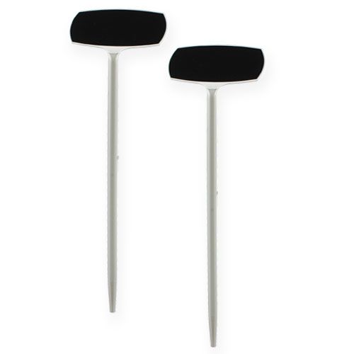 Kasvietiketit 50cm mustat vinot 10kpl