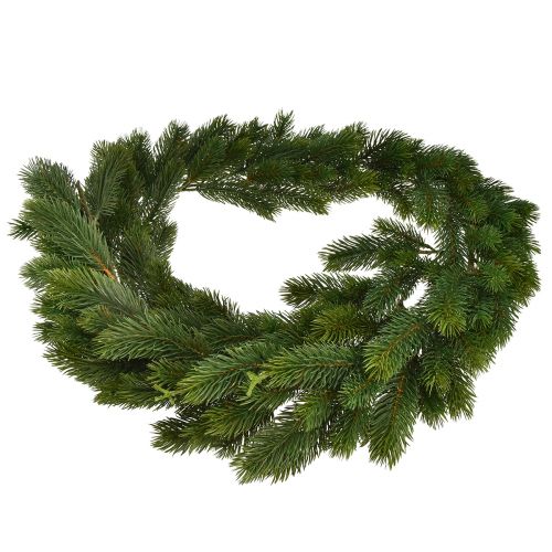 Floristik24 Kuusiseppele pyöreä sidottu jouluseppele vihreä 190cm