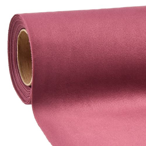 kohteita Velvet pöytäjalka Bordeaux tummanpunainen, 28×270cm - ylellinen pöytätelineen koristekangas juhlatilaisuuksiin