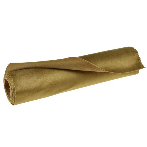 kohteita Pöytänauha samettinen pöytäjalka kullanruskea koristekangas 28×270cm pöydän koristeluun