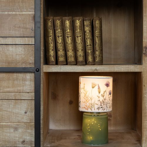 kohteita LED-pöytävalaisin kukkakuviolla tyylikkääseen olohuoneen valaistukseen, 23 cm