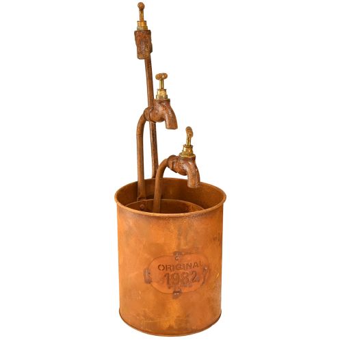 Istutuspatina koristemetallia hanalla H25/37/43cm setti 3 kpl | Floristik24.fi