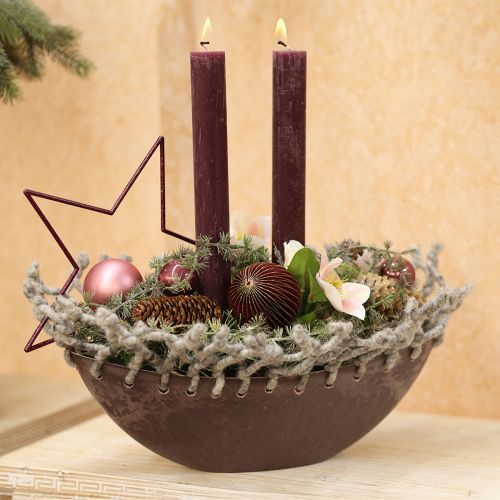 kohteita Hunajakennopallot Bordeaux&#39;n pinkki glitter Ø7cm 4 kpl