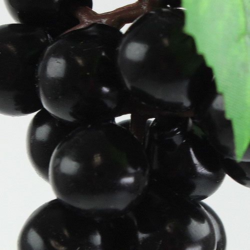 Keinotekoiset mini-viinirypäleet, musta 9cm
