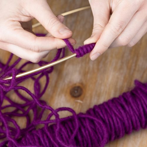 kohteita Villalankaa, violetti, 55 m koristenarua kukkakauppoihin ja askarteluun