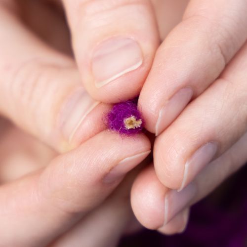 kohteita Villalankaa, violetti, 55 m koristenarua kukkakauppoihin ja askarteluun