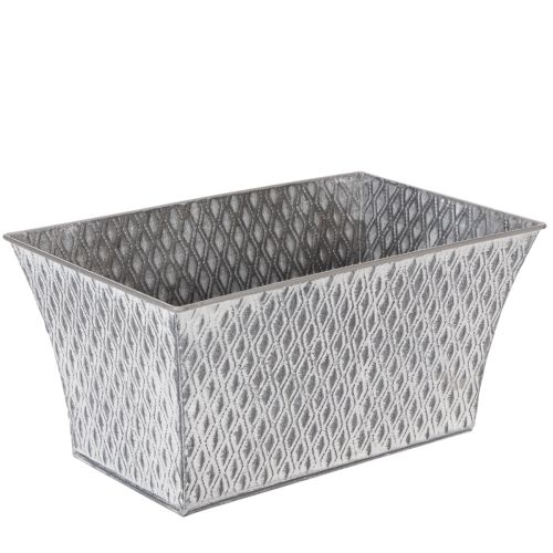 Sinkkikulho timanttikuviolla 30cm × 18cm K15cm ostaa | Floristik24.fi