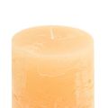 Floristik24 Kynttilät aprikoosi vaaleat pilarikynttilät 85×150mm 2kpl