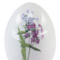 Floristik24 Keraaminen pääsiäismuna koriste kukkakoristeella 12cm 3kpl