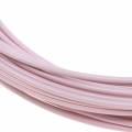 Floristik24 Alumiinilanka Ø2mm pastelli vaaleanpunainen 100g 12m