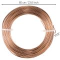 Alumiinilanka 2 mm kukkakauppoihin ja askarteluun 60 m 500 g | Floristik24.fi