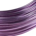 Floristik24 Alumiinilanka violetti Ø2mm korulanka laventeli pyöreä 500g 60m
