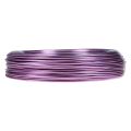 Floristik24 Alumiinilanka violetti Ø2mm korulanka laventeli pyöreä 500g 60m