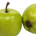 Floristik24 Koristeelliset mini-omenat vihreänkeltainen keinotekoinen H4.3cm Ø3.6cm 24kpl