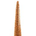 Keinotekoinen joulukuusenkoriste, kapea, puisella jalustalla, 40 cm, 3 kpl | Floristik24.fi