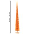 Keinotekoinen joulukuusenkoriste puisella jalustalla, 60 cm | Floristik24.fi