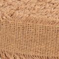 Koristeellinen puuvillanauha, rustiikkityylinen, hapsuilla, 40 mm, 30 m | Floristik24.fi