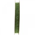 Floristik24 Juuttinauha koristeeksi, luonnonlahjanauha, koristenauha vihreä 15mm 15m