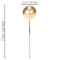 Keinotekoisia marjapalloja langalla juhla-asetelmiin, 2 cm, 48 kpl | Floristik24.fi