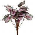 Floristik24 Keinotekoinen begonian pensas vihreä, violetti 34cm
