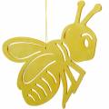 Floristik24 Puinen hahmo mehiläinen, kevätkoriste, hunajamehiläinen ripustettavaksi, koristehyönteinen 6kpl.
