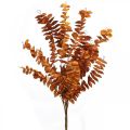 Floristik24 Keinotekoiset kasvit syksyn koristelu tekooksan lehdet oranssi 46cm