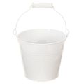 Floristik24 Valkoisia peltiämpäreitä Ø14cm K12cm 6 kpl