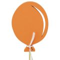 Floristik24 Kukkatulppa kimpun koristelu kakkupäällinen ilmapallo oranssi 28cm 8kpl