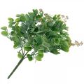 Floristik24 Hääsisustus eukalyptuksen oksia kukilla koristeellinen kimppu vihreä, pinkki 26cm