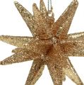 Floristik24 Joulukuusenkoristeet kimaltelevat tähdet 7,5 cm 8kpl kulta
